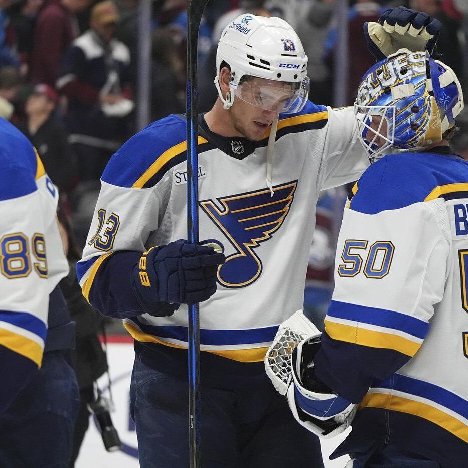 NHL roundup: Blues beat Avalanche 2-1, extend win streak to nine games